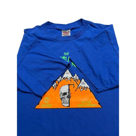 Vintage 90s‎ The Death Ride 1997 Skull Mountain Tee - Single Stitch T-Shirt - L - Picture 3 of 9